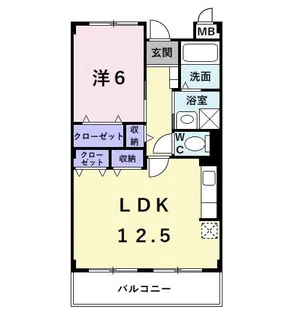 センターランド【3階】の間取り