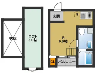 さくらハウス【1階】の間取り