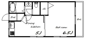 ラムール下三条【4階】の間取り