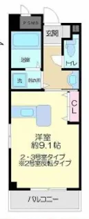 1Kの間取り画像