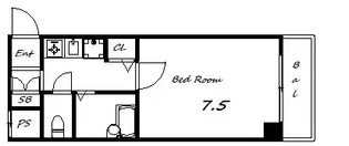 ドミール橘【4階】の間取り