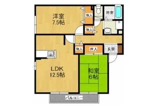 エミネント【2階】の間取り