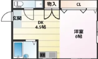 1Kの間取り画像