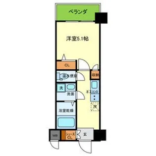 デコール神戸I【3階】の間取り