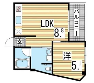 プリオーレリベルタ【2階】の間取り