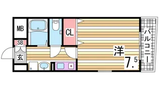 兵庫県神戸市垂水区宮本町【マンション】の間取り