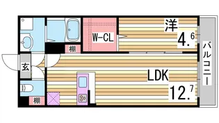 オプティマIII【3階】の間取り