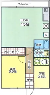 兵庫県神戸市須磨区白川台7丁目【マンション】の間取り