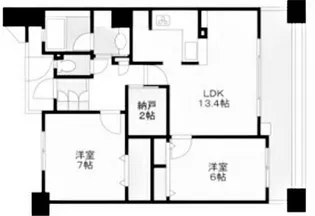 兵庫県神戸市垂水区高丸7丁目【マンション】の間取り