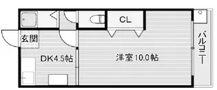 兵庫県神戸市東灘区深江北町3丁目【マンション】の間取り