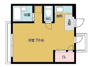 兵庫県神戸市灘区原田通1丁目【マンション】の間取り
