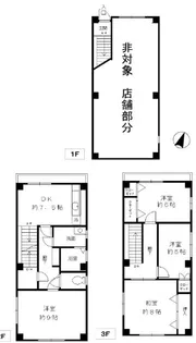 兵庫県神戸市灘区友田町4丁目【一戸建】の間取り