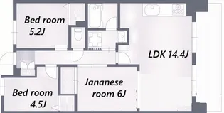 兵庫県神戸市垂水区高丸7丁目【マンション】の間取り