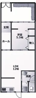 兵庫県神戸市垂水区陸ノ町【テラスハウス】の間取り