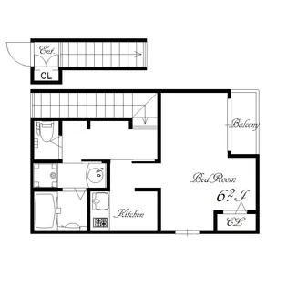 1Kの間取り画像