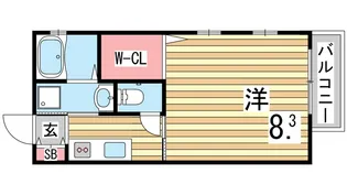 ボナール【2階】の間取り