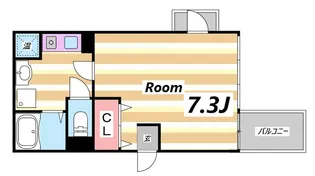 NESTY FLAT【7階】の間取り