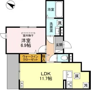 ブリランテ森南町【3階】の間取り