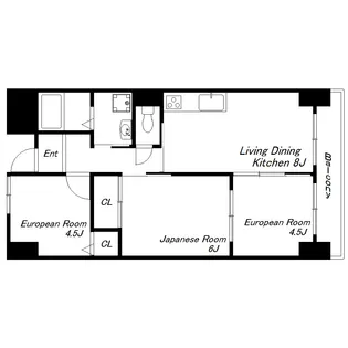 オスプリー塩屋【6階】の間取り