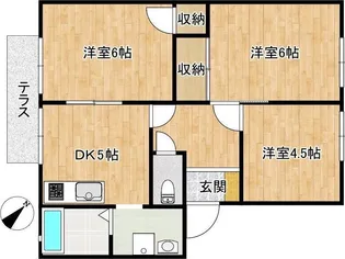 3DKの間取り画像