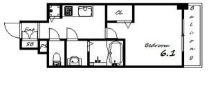 ポルトボヌール神戸湊川公園【12階】の間取り