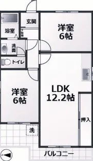 甲南メゾン本山【5階】の間取り