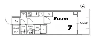 GENOVIA神戸湊川公園【12階】の間取り