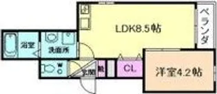(仮称)F asecia Phix【3階】の間取り
