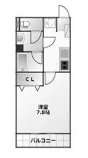 ロクサーヌ浜甲子園【2階】の間取り