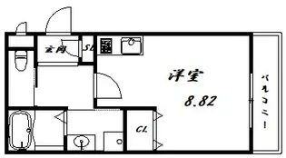 ジーメゾン妙法寺【3階】の間取り