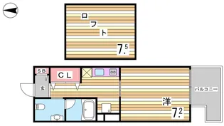 サンコーグランフーテージ【4階】の間取り