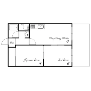 サンフローレ千代ヶ丘【1階】の間取り