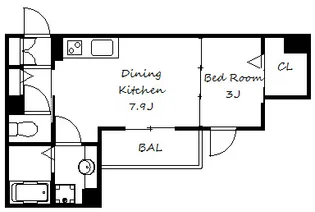 Audrey【2階】の間取り
