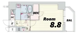 1Kの間取り画像