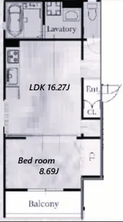 リアン名谷【3階】の間取り