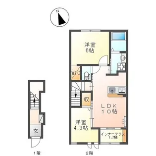 モナルダ【1階】の間取り