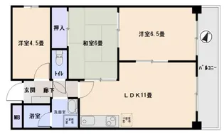パレ・ルミエール岡本【3階】の間取り