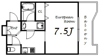 エイペックスみなと元町CoostLine 1002号【10階】の間取り