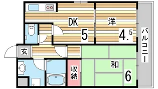 和光ハイツ【1階】の間取り