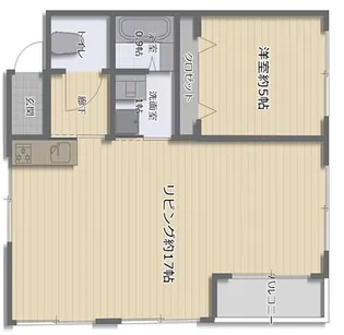 御崎本町ビル【4階】の間取り