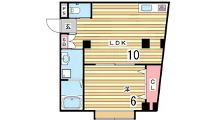 プリオーレリベルタ【1階】の間取り