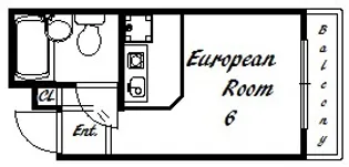 フォート中山【101号室】の間取り