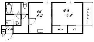 グレイスKIDA【2階】の間取り