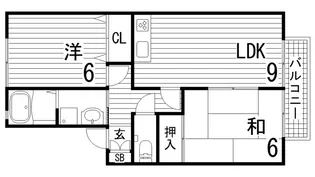エミネント【A203号室】の間取り