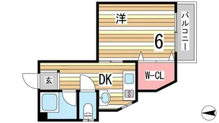 シティーハイツ二宮【3階】の間取り