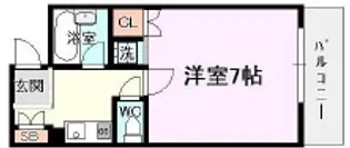 ドミール橘【5階】の間取り