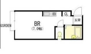 M’S GARDEN鈴蘭台【1階】の間取り