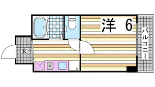 シティコート二宮【5階】の間取り