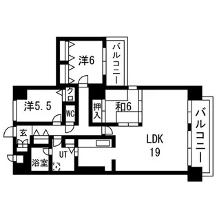 ライオンズマンション北鈴蘭台第2【11階】の間取り
