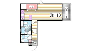 メゾンアイリス【5階】の間取り